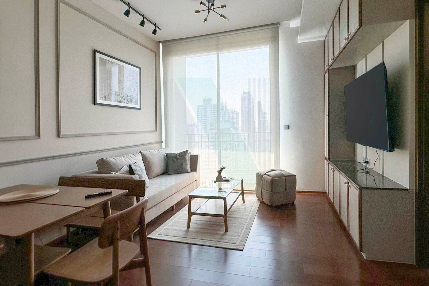 รูป ให้เช่าคอนโด ควอทโทร บาย แสนสิริ อาคาร A ชั้น 26 1 ห้องนอน ขนาด 53.00 ตรม ใกล้ Major เอกมัย - รูปที่ 4/8