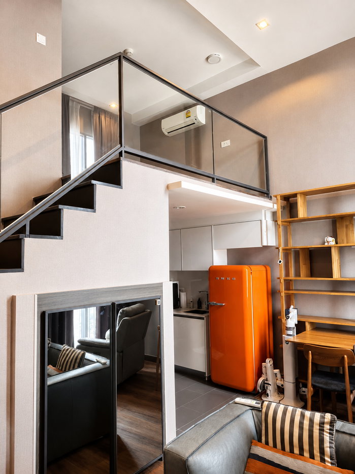 รูป ลงทุน C Ekkamai 1 Bedroom Duplex ชั้น 40 ระเบียงส่วนตัว วิวเมือง ใกล้ BTS - U6657167 - รูปที่ 2/5