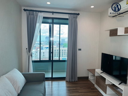 รูปภาพ For rent: The Rise Residence condo, 1 bedroom, north facing (not hot, quiet), 34 sq.m., 9th floor. Rent: 11,000 THB. Call 082-2369636 (New).