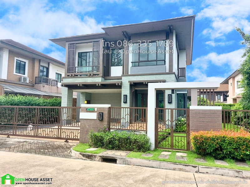 ขายบ้านเดี่ยว : 🏡 บ้านเดี่ยว เศรษฐสิริ วัชรพล โครงการหรูคุณภาพ รีโนเวทใหม่ แปลงใหญ่ 88.8 ตร.ว.พื้นที่สวนรอบบ้านกว้างขวาง