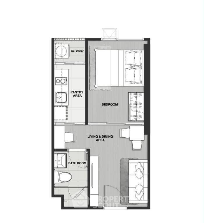 picture 34th-Floor 1-BR Knightsbridge Prime Onnut Near BTS On Nut (ID 3206551) - 7/8