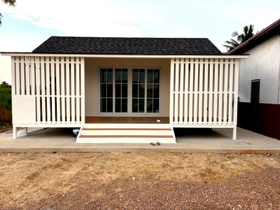 บ้านเดี่ยว กระทุ่มแบน สมุทรสาคร : บ้านน็อกดาวน์ใหม่ พร้อมที่ดิน 40 ตร.ว. 