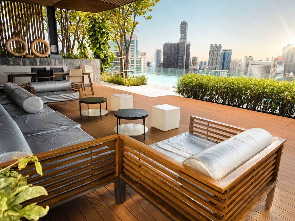 รูป 2 ห้องนอน Triple Y Residence (ตึกสามย่านมิตรทาวน์) — ลากกระเป๋าใบเดียวเข้าอยู่ ติดจุฬาฯ เดินลงมาเจอมอลล์เลย - รูปที่ 7/14