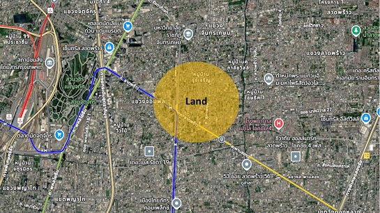 รูป ขายที่ดินพร้อมสิ่งปลูกสร้าง ลาดพร้าว ซอย 87 ใกล้ Central Eastvilleลาดพร้าว - รูปที่ 4/4