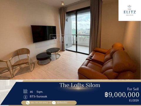 ✨ Exclusive High Ceiling Duplex Loft Unit! | Best Value Price Deal - Modern Luxury Loft Residence in Silom Near BTS Surasak ✨