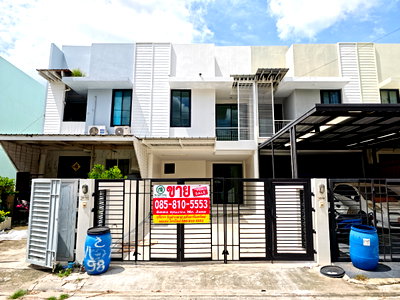ทาวน์โฮม บางเสาธง สมุทรปราการ : ขาย บ้าน ทาวน์เฮาส์ หมู่บ้าน บ้านร็อคการ์เด้น แอร์พอร์ต สุวรรณภูมิ ปรับปรุงใหม่ พร้อมเข้าอยู่  25.7 ตรว. 130 ตรม. ราคาดีสุดในโครงการ 