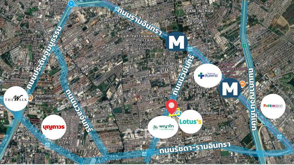 รูป ขายที่ดินพร้อมผู้เช่า ย่านรามอินทรา กม.8 (00147678) - รูปที่ 4/4