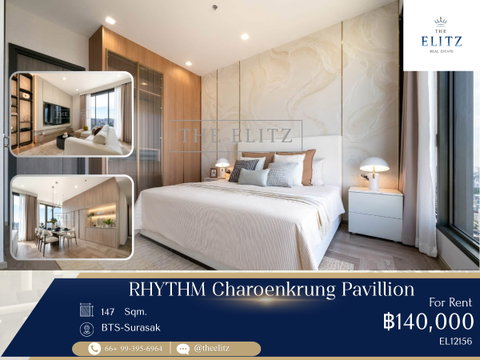 ✨ Exclusive Grand Combine Unit with Generous Space! | High-Rise Residence with Chao Phraya River Views - Near Shrewsbury International School ✨