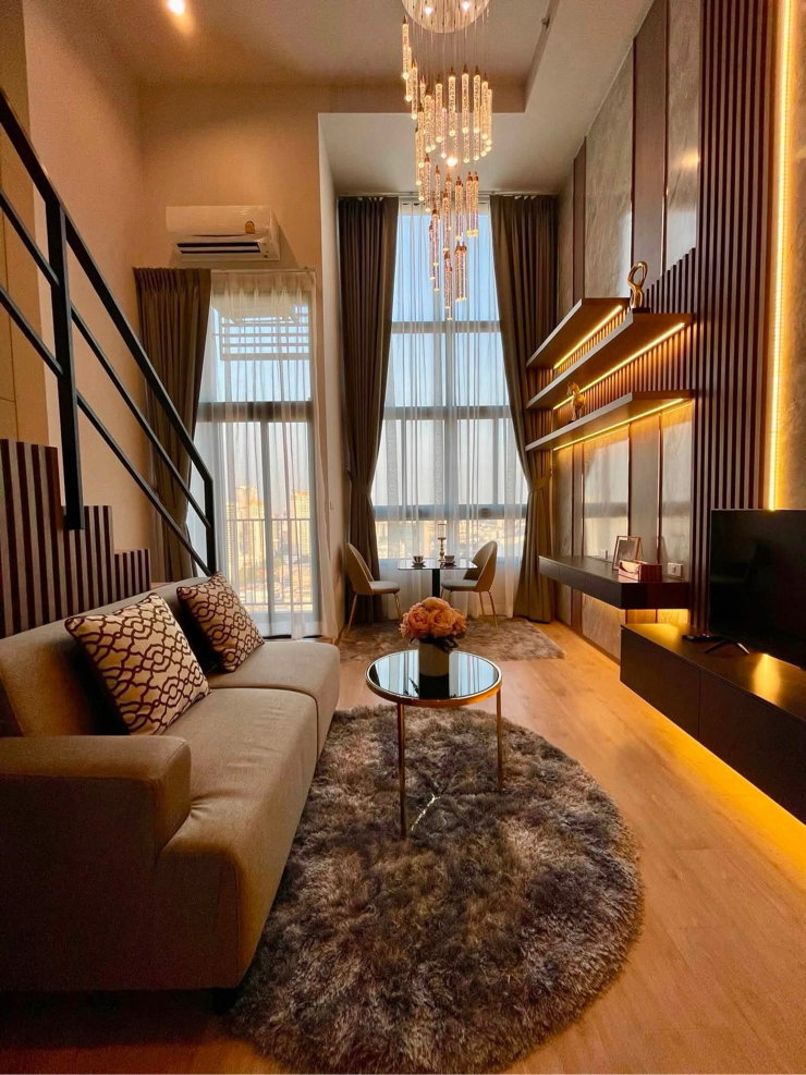 🏢 Ideo Rama 9 - Asoke | MRT พระราม 9 | Duplex ตกแต่ง luxury