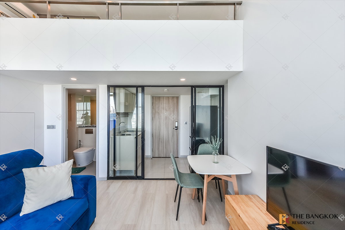 รูป 🔥ขาย KnightsBridge Prime Sathorn ห้อง Loft เพดานสูง แต่งครบ พร้อมอยู่ ใกล้ Bts ช่องนนทรี - รูปที่ 3/13