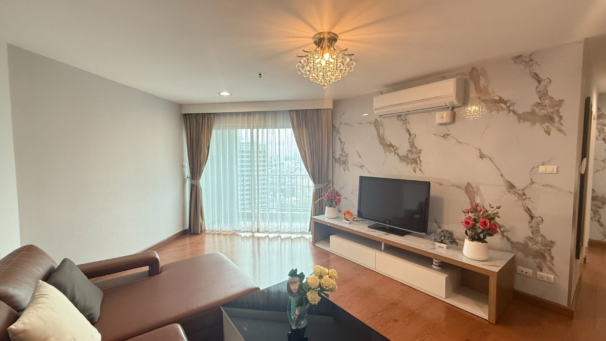 รูป 📢 [ให้เช่า] ✨เบลล์ แกรนด์ พระราม 9_2 ห้องนอน 1 ห้องน้ำ 68 ตร.ม. อาคาร D1 ชั้น 21 ห้องใหญ่ วิวเมืองสวยเปิดโล่ง ใกล้ MRT พระราม 9  - รูปที่ 1/10