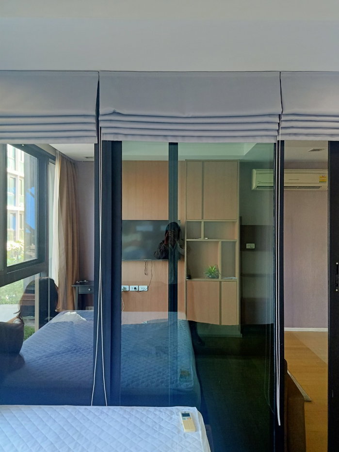 picture Condo for RENT : Abstract sukhumvit 66/1  𝐒𝐢𝐳𝐞 : 62 sqm. 2 Bed / 2 Bath  𝐅𝐥𝐨𝐨𝐫 : 2nd  ✅Fully furnished - 3/14