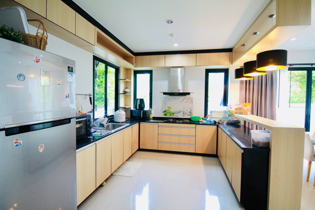 รูป ขายบ้านเดี่ยว 2 ชั้น หลังมุม 54.6 ตร.ว. บิลต์อินทั้งหลัง สกายวิลล์ (Skyville) ใกล้แยกบ้านแลง ระยอง - รูปที่ 12/26