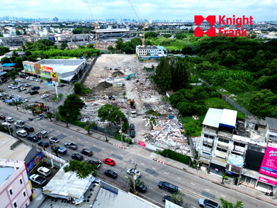 ที่ดิน คู้บอน 3 : ขายที่ดิน 9 ไร่ ติดถนนคู้บอน ใกล้ MRT สถานีคู้บอน