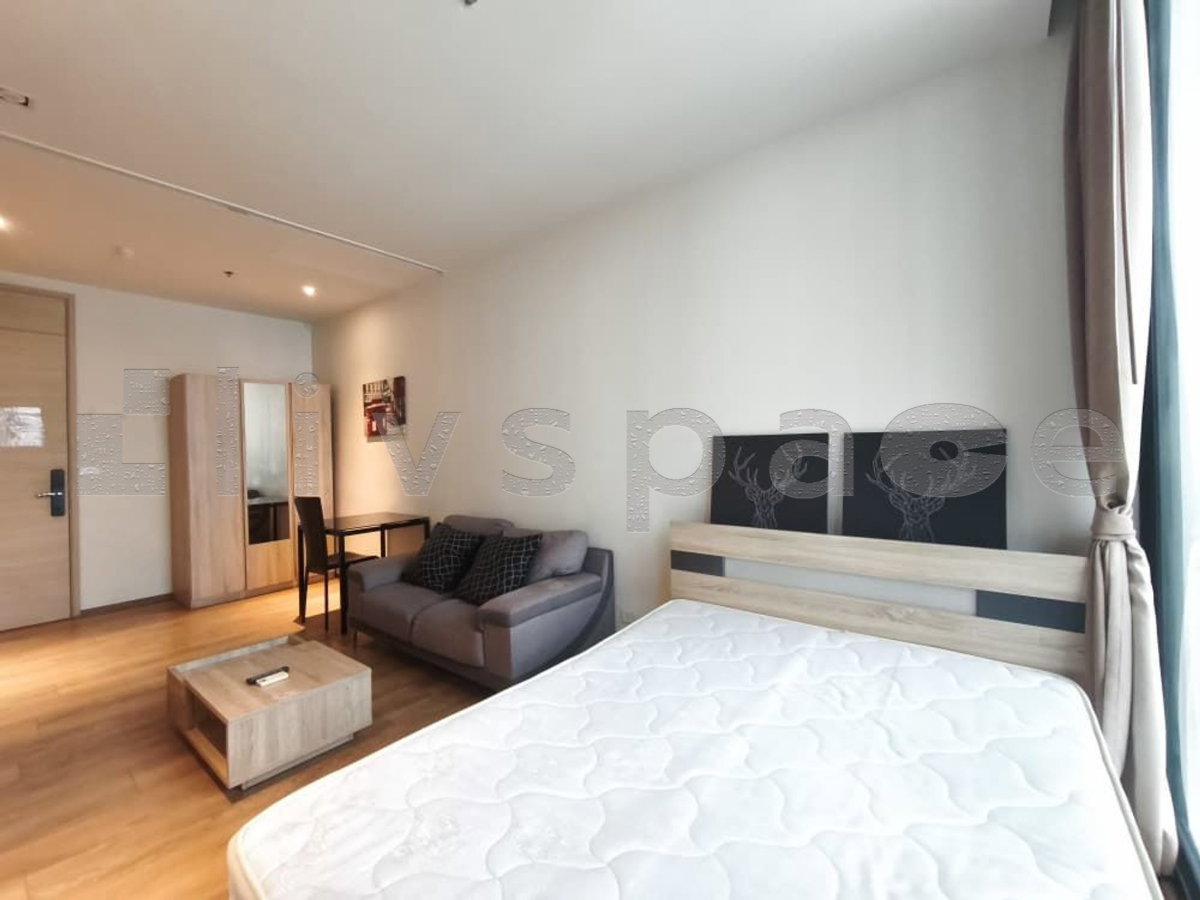 รูป ▚ L05C0Bツ ให้เช่า: Park 24 Studio 1 Bath 28ตร.ม. ราคาถูก แต่งสวย วิวไม่บล็อก เดินไป BTS พร้อมพงษ์ได้✨ - รูปที่ 3/6