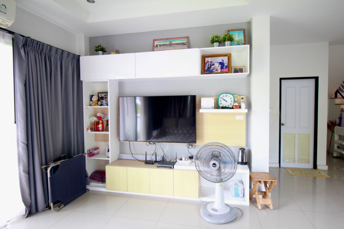 รูป ขายบ้านเดี่ยว 2 ชั้น หลังมุม 54.6 ตร.ว. บิลต์อินทั้งหลัง สกายวิลล์ (Skyville) ใกล้แยกบ้านแลง ระยอง - รูปที่ 11/26