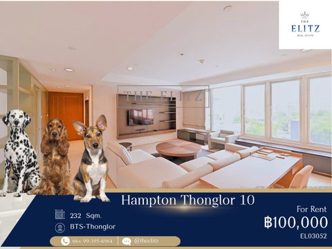 ✨ Extra Large Pet-Friendly Unit in Thonglor 10! | Best Value Special Offer - Perfect for Families Seeking Space & Luxury ✨