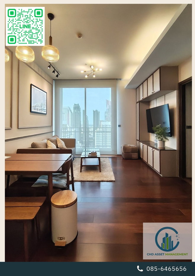 รูป ✨ให้เช่า คอนโด ควอทโทร บาย แสนสิริ 🛏️1 ห้องนอน 1 ห้องน้ำ 📏ขนาด 53 ตรม. ชั้น 26  - รูปที่ 2/7