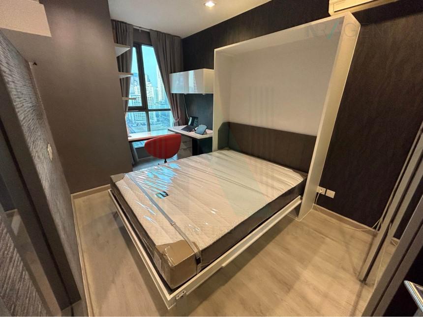 รูป 📌 ให้เช่าคอนโด ไอดีโอ โมบิ พระราม 9 อาคาร 1 ชั้น 17 1 ห้องนอน ขนาด 30.00 ตรม ใกล้ เซ็นทรัลพระราม 9 - รูปที่ 3/8