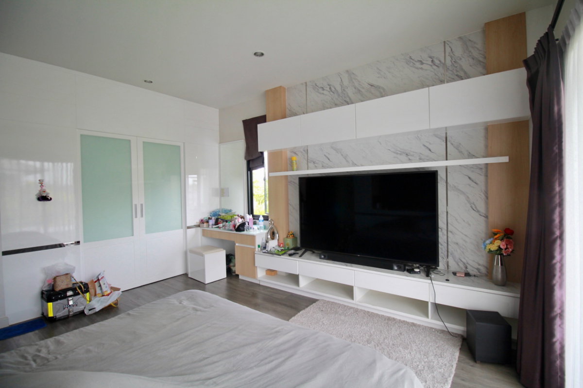 รูป ขายบ้านเดี่ยว 2 ชั้น หลังมุม 54.6 ตร.ว. บิลต์อินทั้งหลัง สกายวิลล์ (Skyville) ใกล้แยกบ้านแลง ระยอง - รูปที่ 15/26