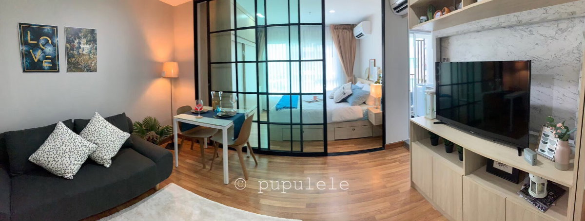 รูป ขายคอนโดรีเจ้นท์บางซ่อน 27 - 1 ก้องนอน ห้องหน้ากว่าง บิวด์อินเทั้งก้อง - รูปที่ 3/10
