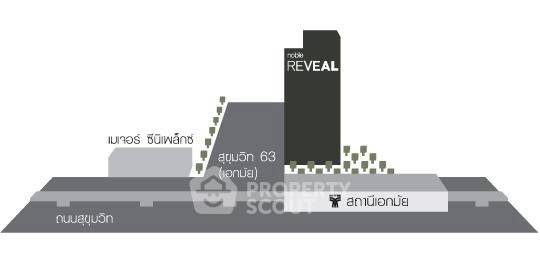 รูป คอนโด 1 ห้องนอน 49 ตร.ม. โนเบิล รีวีล เอกมัย ใกล้ BTS เอกมัย 200 ม. (ID 2698469) - รูปที่ 18/18