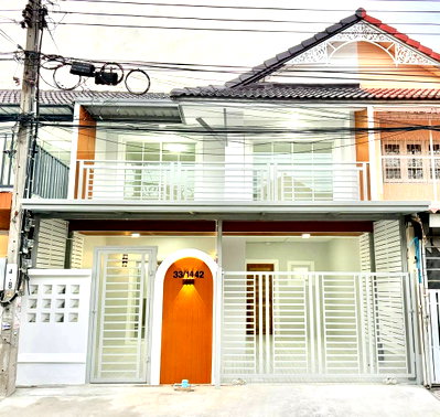 ทาวน์โฮม นนทบุรี : บ้านพฤกษา 3 ซอย 128 ใกล้ตลาด เดินทางสะดวก ราคาเพียง 1.89 ล้านบาท  3 ห้องนอน • 2 ห้องน้ำ • แถมเฟอร์นิเจอร์ 