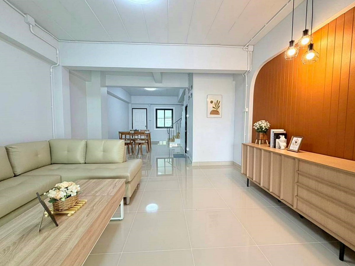 รูป MO.  บ้านสวย  หลังมุม  มีระเบียงหน้าบ้าน  #หมู่บ้าน ป.ผาสุข นิเวศน์ บางบัวทอง ใกล้เซ็นทรัล เวสเกต - รูปที่ 6/23