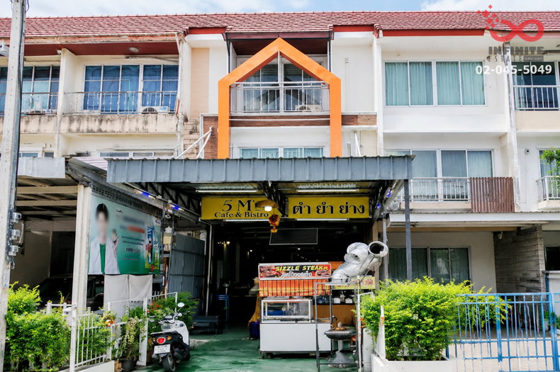 ให้เช่าอาคารพาณิชย์ 3ชั้น ทำเลค้าขาย  หทัยราษฎร์ 33 หน้าหมู่บ้านร่มทิพย์ พร้อมอุปกรณ์ครัว