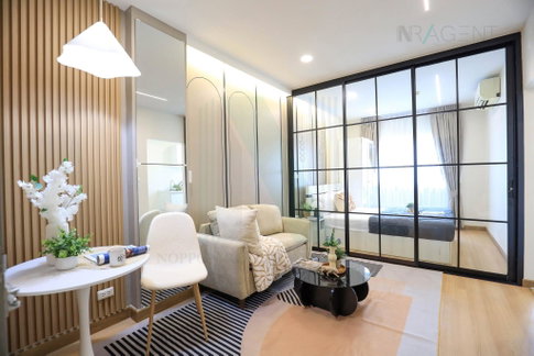 ขายคอนโด เดอะคิทท์ สุขุมวิท 113 อาคาร A ชั้น 2 1 ห้องนอน ขนาด 28 ตรม ใกล้ BTS สำโรง