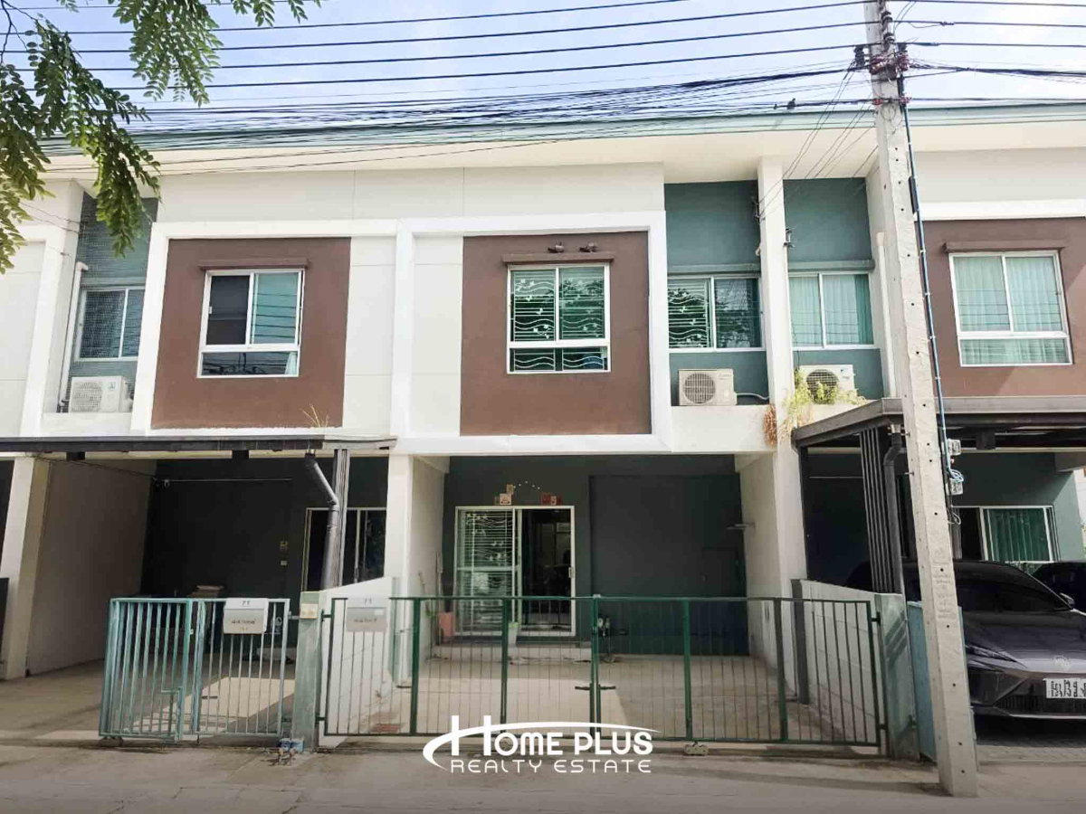 ขายทาวน์โฮม 2 ชั้น บ้านลุมพินี ทาวน์วิลล์ ลาดปลาดุก–บางไผ่ สเตชั่น หน้าบ้านติดสวน ใกล้รถไฟฟ้าสายสีม่วง พร้อมอยู่