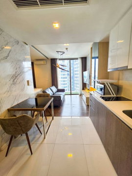 RS7420 For Rent: Nara 9 Condominium, High Floor, Modern Luxury Style, Unobstructed City View, Near BTS Chong Nonsi