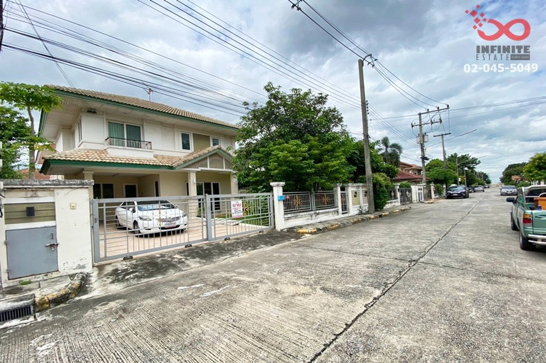 ขายบ้านเดี่ยว 2 ชั้น 62 ตร.ว. หมู่บ้านวราบดินทร์ วงแหวน–ลำลูกกา (โซน 3) ใกล้วงแหวนกาญจนาภิเษก