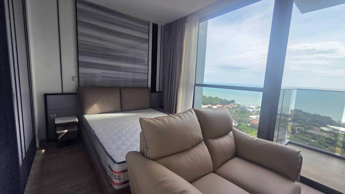 รูป 🎥 ⛵  FINAL CLEARANCE ⛵ Cozy Beach view / 20F / Studio room >> THB3.29mil彡 - รูปที่ 1/12