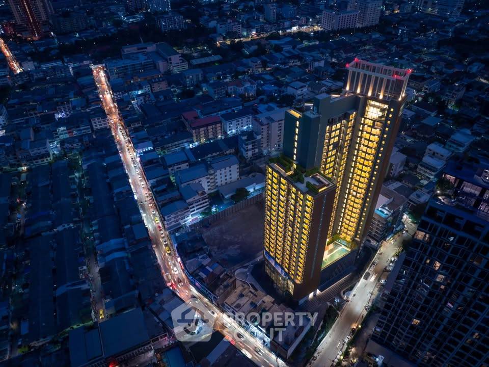 รูป ชั้น 21 ห้องนอน 1 ห้อง The Stage Mindscape ใกล้ MRT ห้วยขวาง 300 ม. (ID 3209247) - รูปที่ 1/10