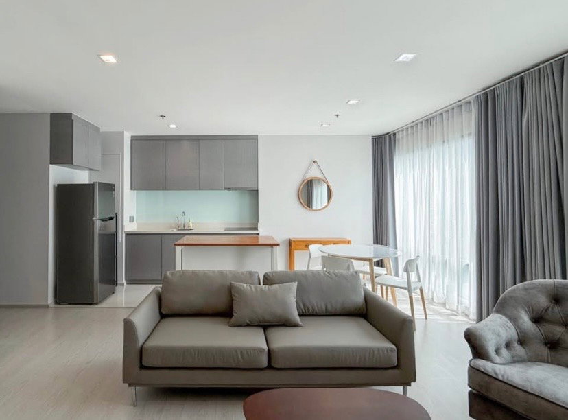 picture 2Bed 2Bath Rhythm Sukhumvit 36-38 Big unit Spacious balcony Top Floor - 3/16