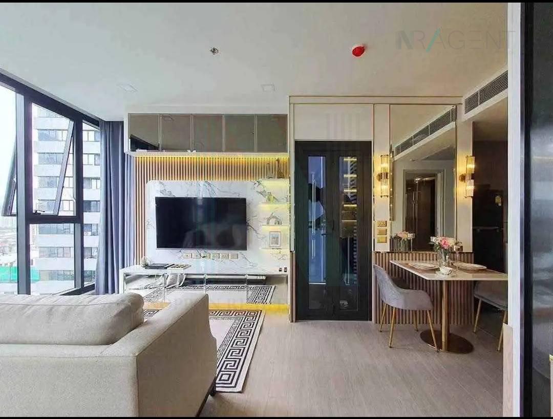 รูป 🚩 ให้เช่าคอนโด วันไนน์ไฟว์ อโศก-พระราม 9 อาคาร 1 ชั้น 14 1 ห้องนอน ขนาด 42 ตรม ใกล้ เซ็นทรัล พระราม 9 - รูปที่ 2/8