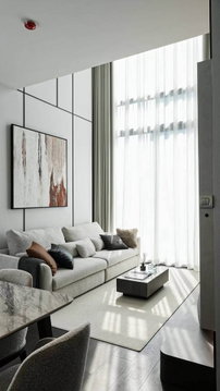 ให้เช่าคอนโด    Laviq Sukhumvit 57 __Duplex 2 ห้องนอน