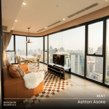 เช่าคอนโด 🌃 Ashton Asoke 3นอน 100ตร.ม. 99k 💎 ห้องสวยบนชั้นสูง ทำเลคุณภาพ ใกล้ BTS อโศก 