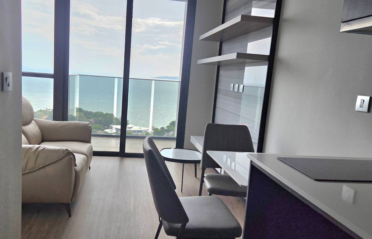 รูป 🎥 ⛵  FINAL CLEARANCE ⛵ Cozy Beach view / 20F / Studio room >> THB3.29mil彡 - รูปที่ 4/12