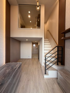 ให้เช่าคอนโด     คัลเจอร์จุฬา__ ตกแต่งใหม่ __Duplex 1 ห้องนอน