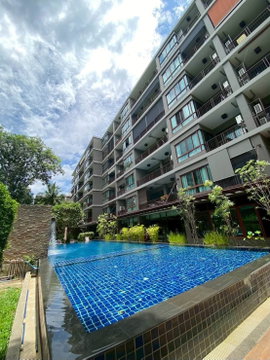 🌲🛁 ให้เช่า Mountain Front Condo Chiang Mai | ห้องใหญ่ 51 ตร.ม. | ชั้น 2 วิวสระ | มีอ่างอาบน้ำ