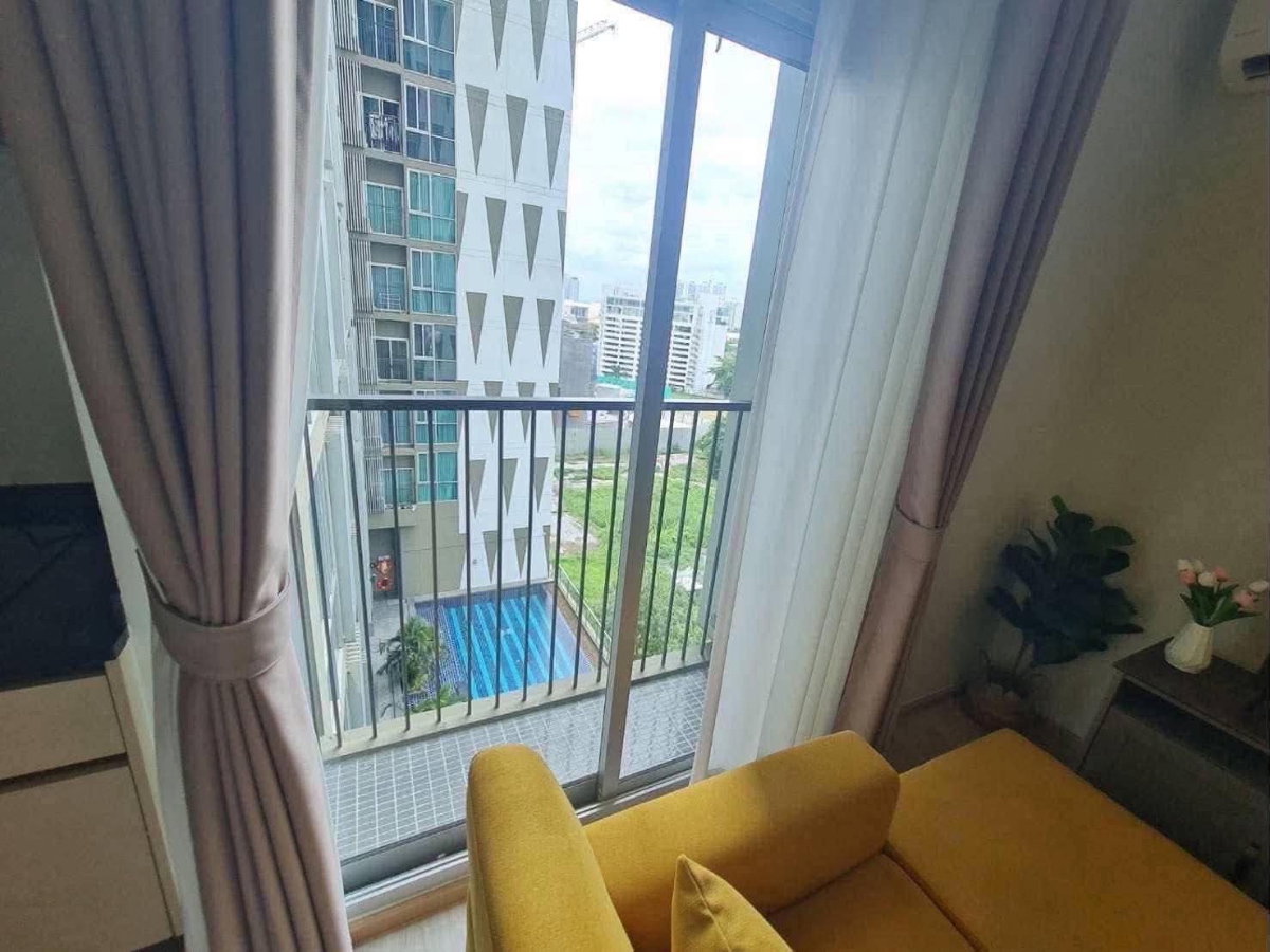 รูป 🏙️ ขาย Noble Revolve Ratchada 2 | 2 ห้องนอน 2 ห้องน้ำ | ชั้น 10 วิวสระ 🌊✨ - รูปที่ 5/11