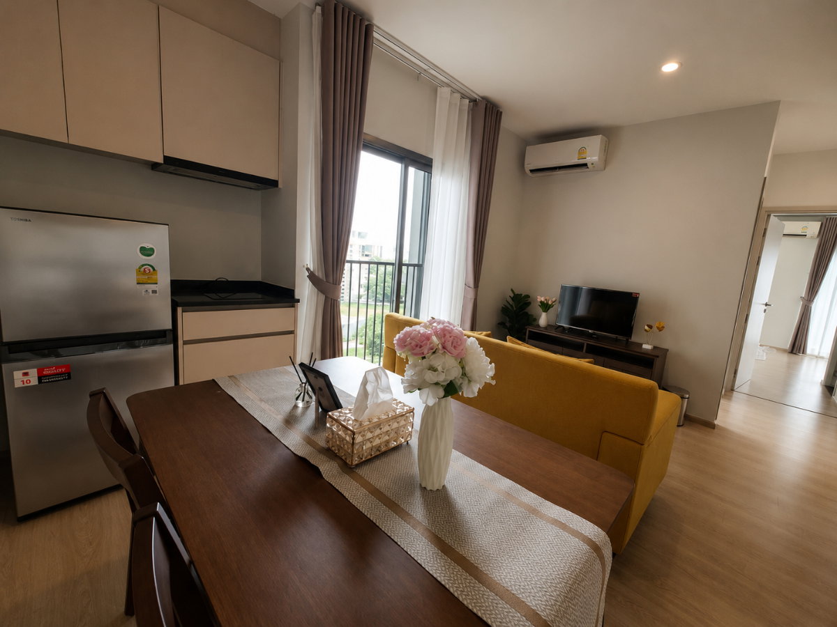 รูป 🏙️ ขาย Noble Revolve Ratchada 2 | 2 ห้องนอน 2 ห้องน้ำ | ชั้น 10 วิวสระ 🌊✨ - รูปที่ 3/11