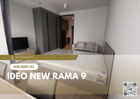 For Rent ✨ IDEO New Rama 9 ✨ Fully furnished and equipped with appliances; near Airport Link Ramkhamhaeng.