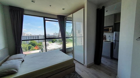 📌 For Rent Condo IDEO MOBI SUKHUMVIT Building B, Floor 7,1 bed room, Room size 22.00 sqm