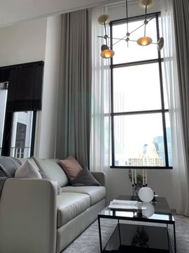🔺 For Rent Condo KNIGHTSBRIDGE PRIME SATHORN Building 1, Floor 40,Duplex, Room size 37.00 sqm