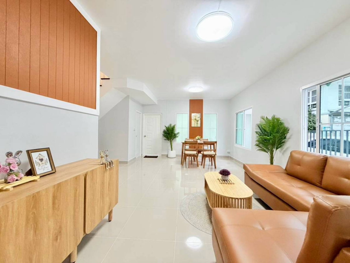 รูป MO.  บ้านสวย หลังมุม ใกล้เซ็นทรัล เวสเกต  #หมู่บ้านพฤกษา 18  บางใหญ่  ทาวน์เฮ้าส์ 3 ห้องนอน  ใกล้ MRT สถานีบางใหญ่   - รูปที่ 6/24